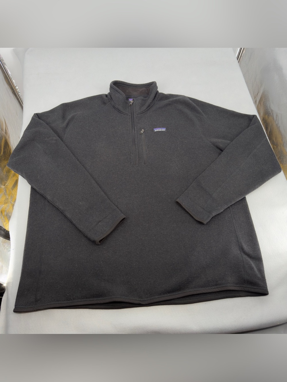 Patagonia Charcoal Gray Better Sweater 1/4 Zip Fleece Pullover 3XL